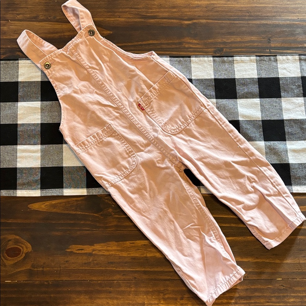 Levi’s Overalls Blush Pink 3T